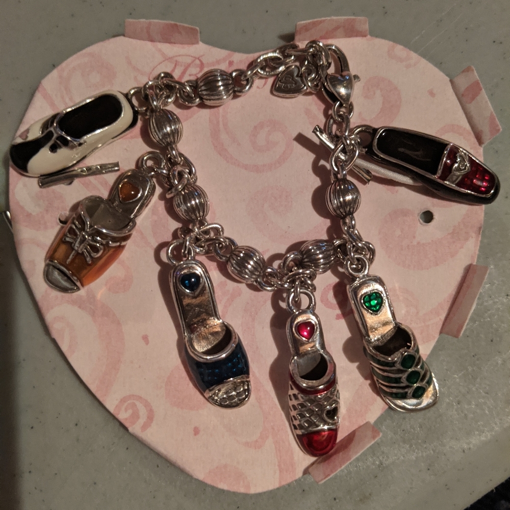Brighton Shoe Charm Bracelet